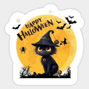 Halloween cat Sticker